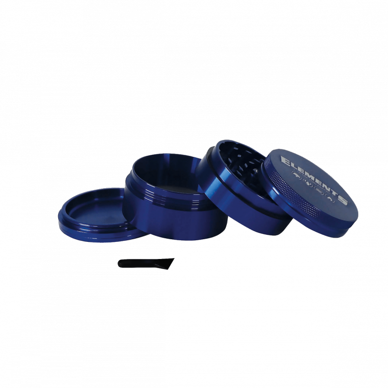 ELEMENTS GRINDER ALUMINIUM 4 PARTS - LARGE