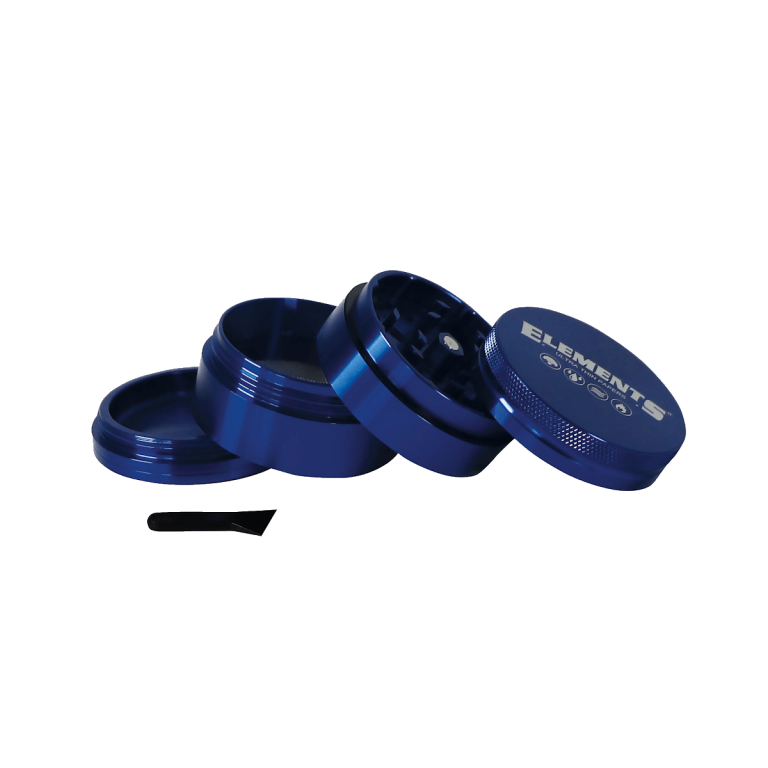 ELEMENTS GRINDER ALUMINIUM 4 PARTS - MEDIUM
