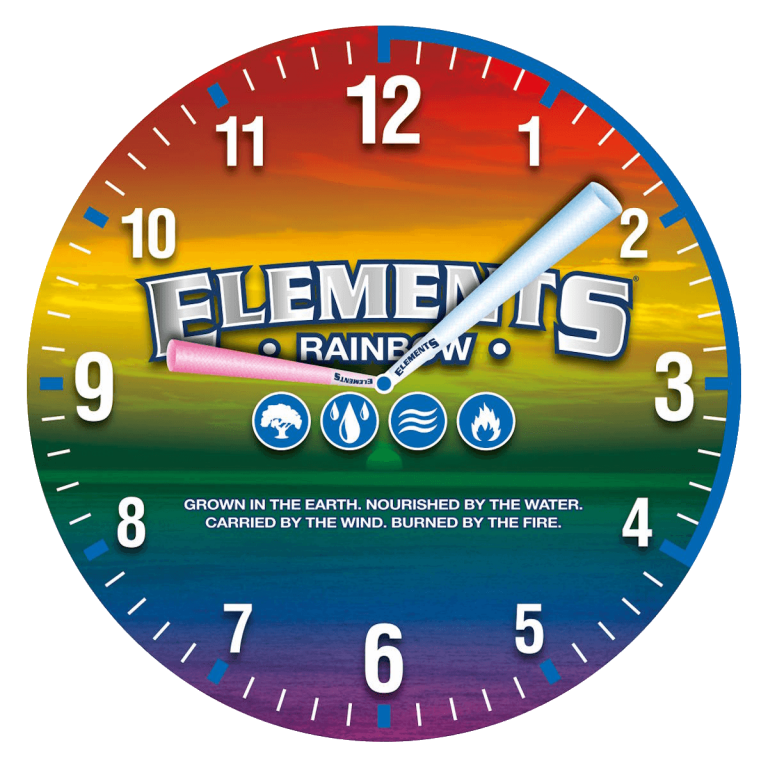 ELEMENTS RAINBOW WALL CLOCK