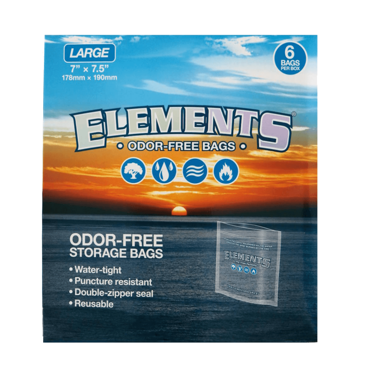 ELEMENTS SACK CLEAR LARGE 6PCS